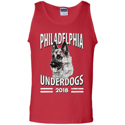 Dog Lover T-shirt Philadelphia Underdogs 2018 T-shirt Red