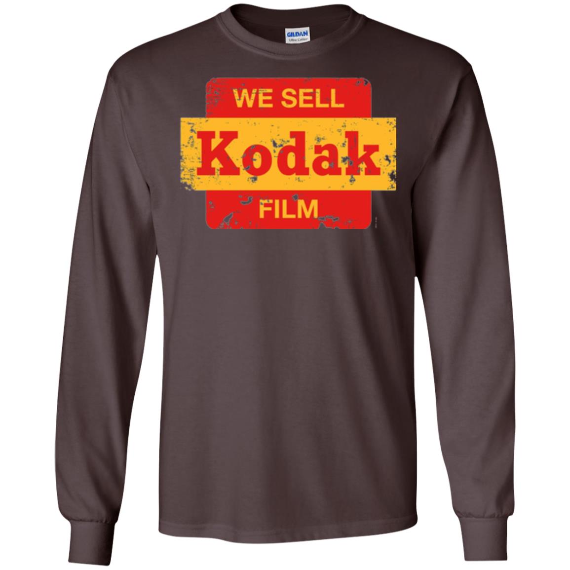Film T-shirt Vintage We Sell Kodak Film Dark Chocolate