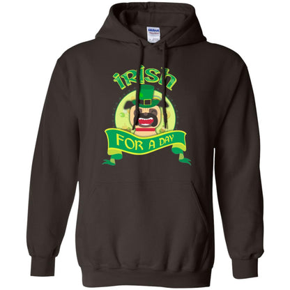 Saint Patrick_s Day T-shirt Amazing I_m Irish Pug Dark Chocolate