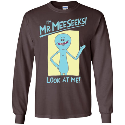 Film T-shirt I'm Mr. Meeseeks Look At Me Dark Chocolate