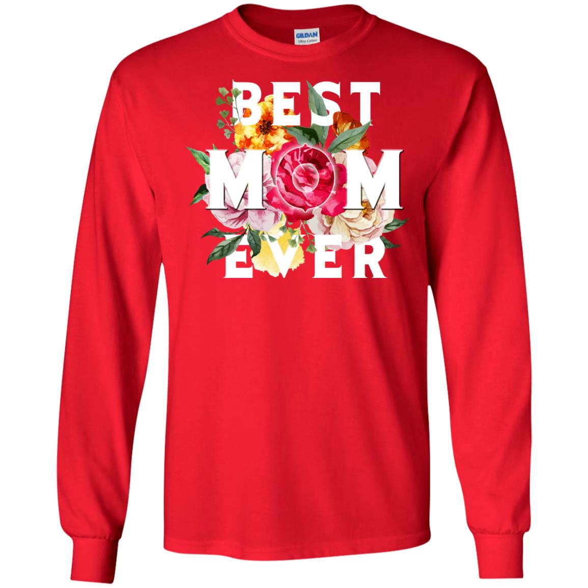 Best Mom Ever Mommy Shirt Red