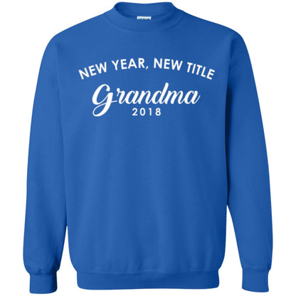 Nana T-shirt New Years New Title Grandma Pregnancy Announcement 2018 Royal