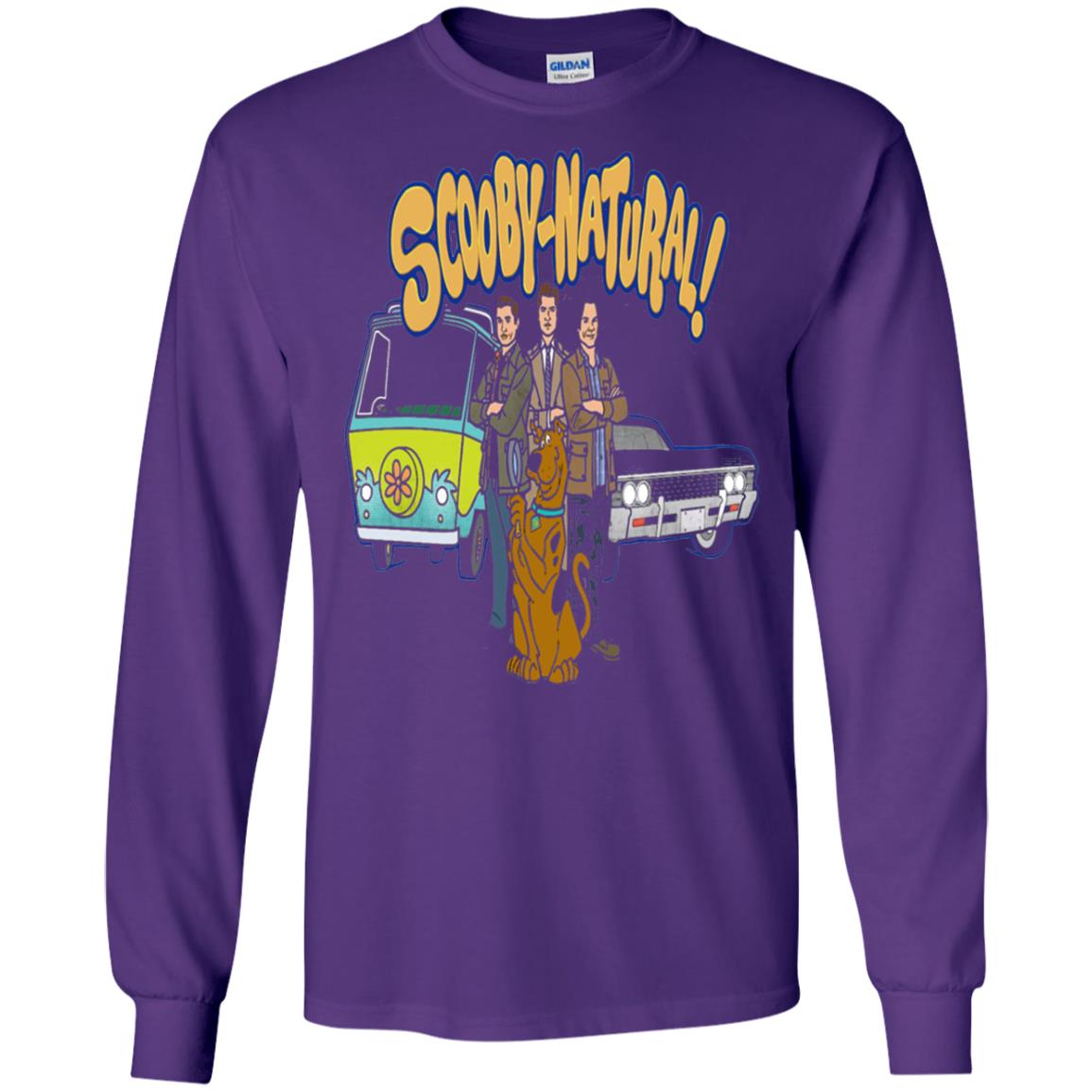 Scooby Natural Movie Lover T-shirt Purple
