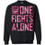 No One Fight Alone ShirtG180 Gildan Crewneck Pullover Sweatshirt 8 oz.