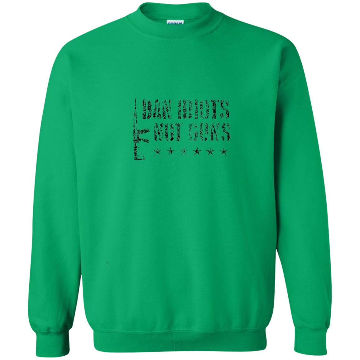 Ban Idiots Not Guns Gun Control T-shirt Irish Green