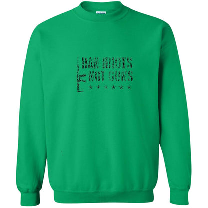 Ban Idiots Not Guns Gun Control T-shirt Irish Green
