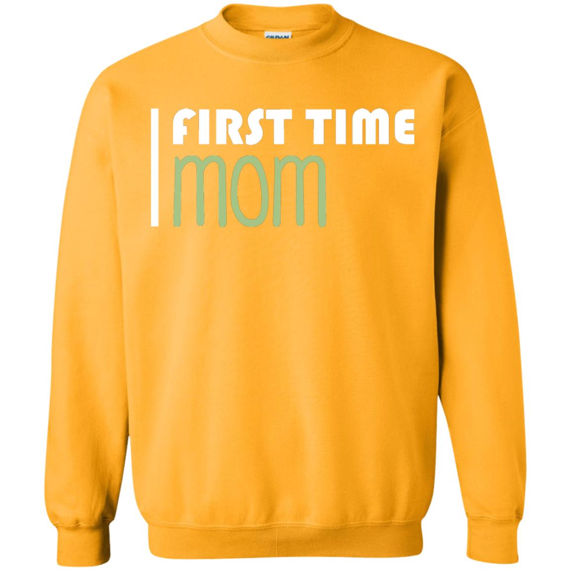 First Time Mom New Mom Shirt Gold