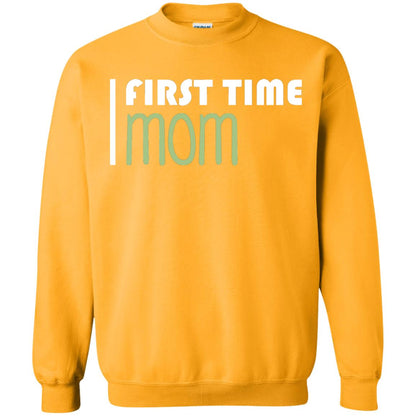 First Time Mom New Mom Shirt Gold