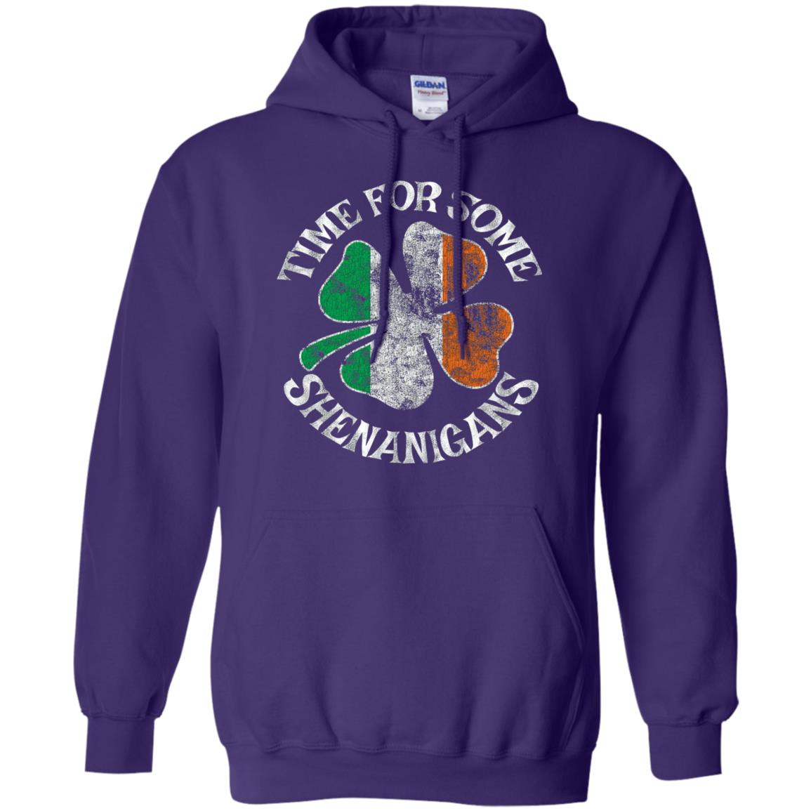 Time For Some Shenanigans St. Patrick_s Day T-shirt Purple