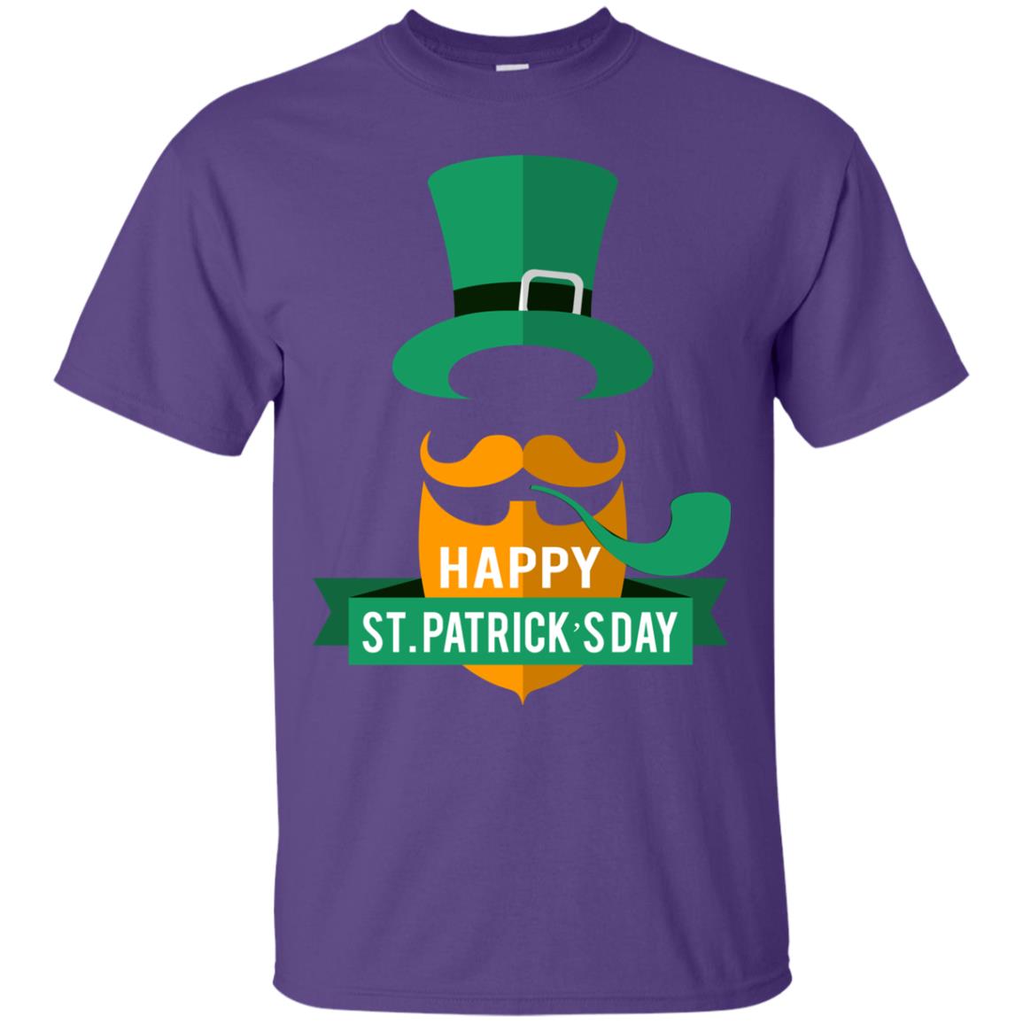 Happy St.patrick's Day T-shirt Purple