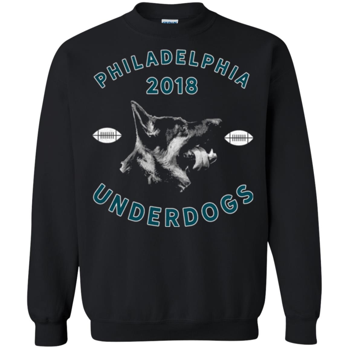 Dog Lover T-shirt Philly Philadelphia Underdogs Lii Game Day Black