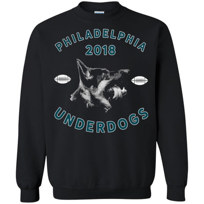 Dog Lover T-shirt Philly Philadelphia Underdogs Lii Game Day Black