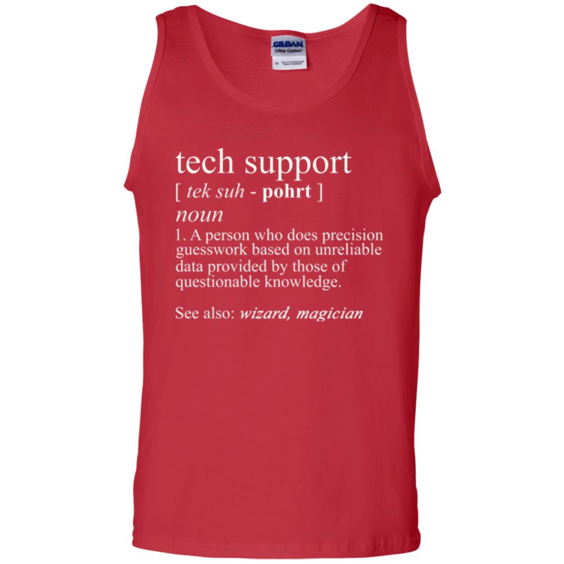 Tech Support T-shirt Red