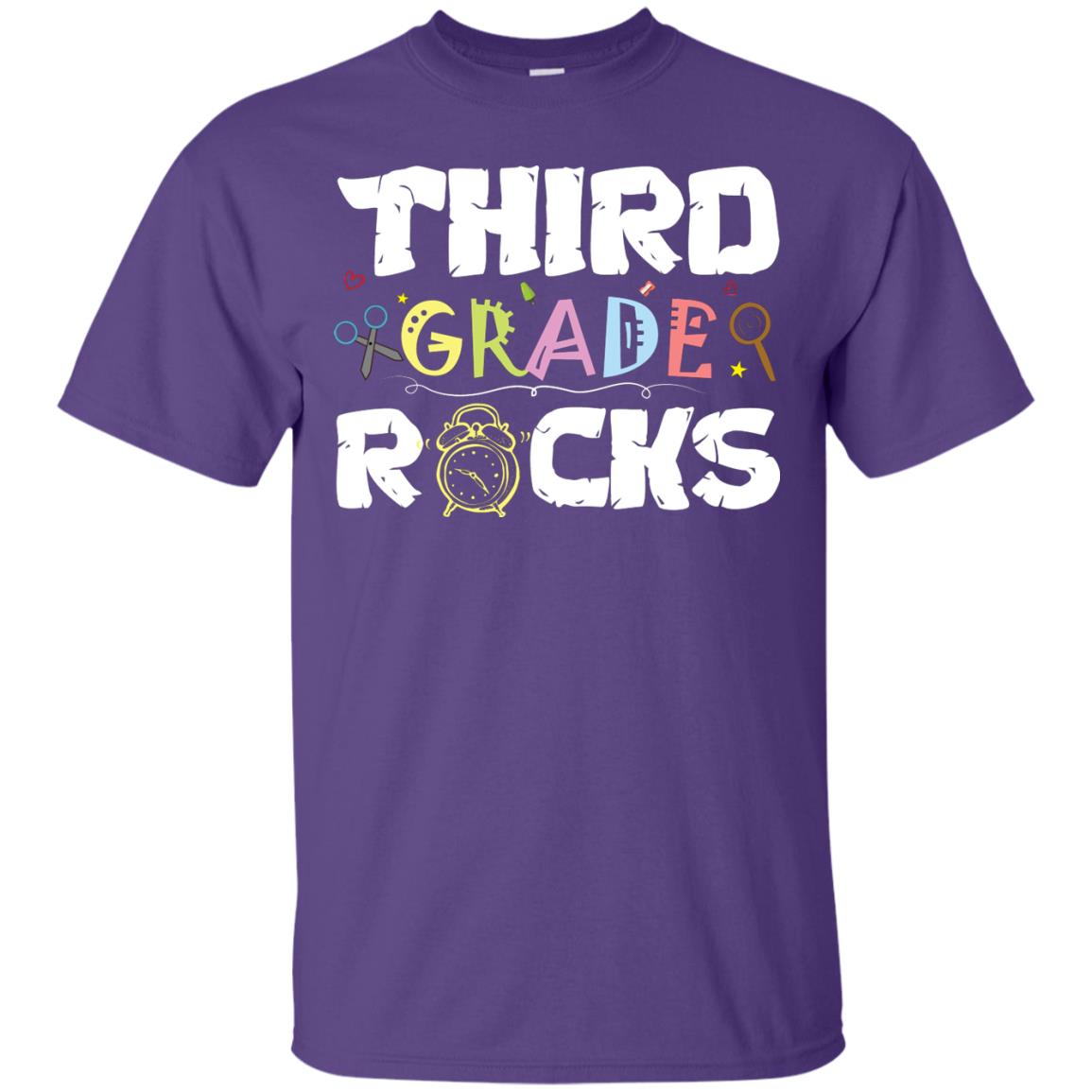Third Grade 3rd Grade 2019 Shirt Purple