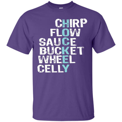 Eat Sleep Hockey Flow Celly Sauce Bucket Flow Wheel Shirt Purple