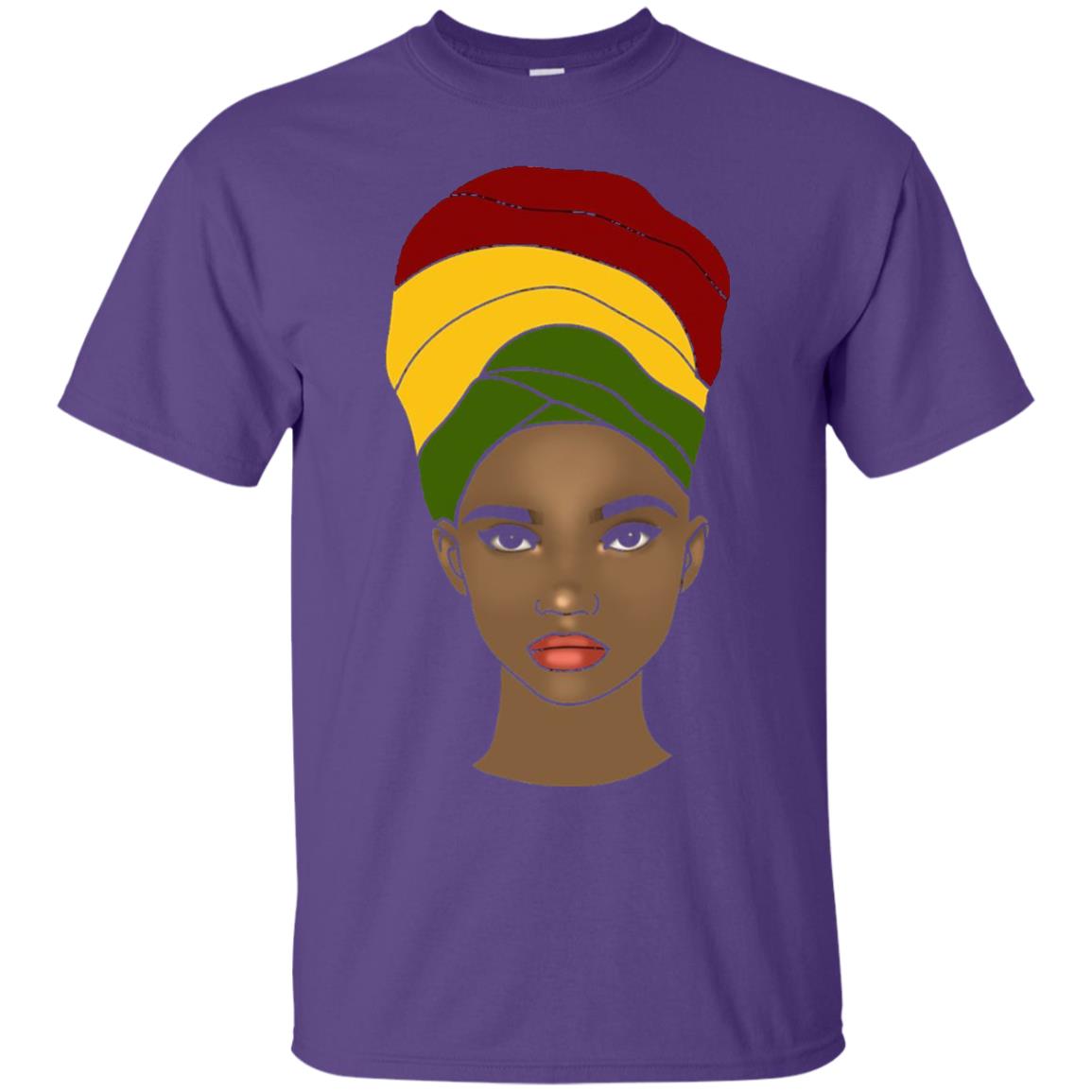 Melanin Rocks African Queen Melanin T-shirt Purple