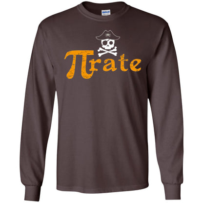 Math Pirate Pi Day T-shirt Funny Math Pirate Dark Chocolate
