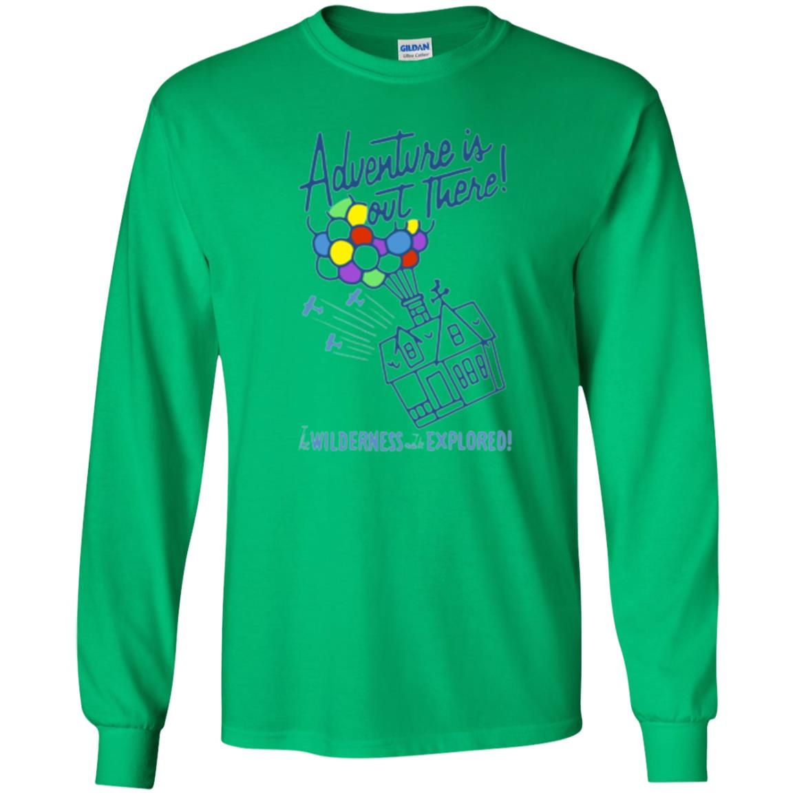 Adventure Is Out There T-shirt Irish Green