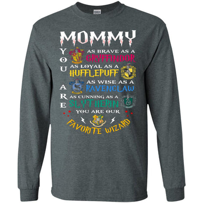 Mommy Our  Favorite Wizard Harry Potter Fan T-shirtG240 Gildan LS Ultra Cotton T-Shirt