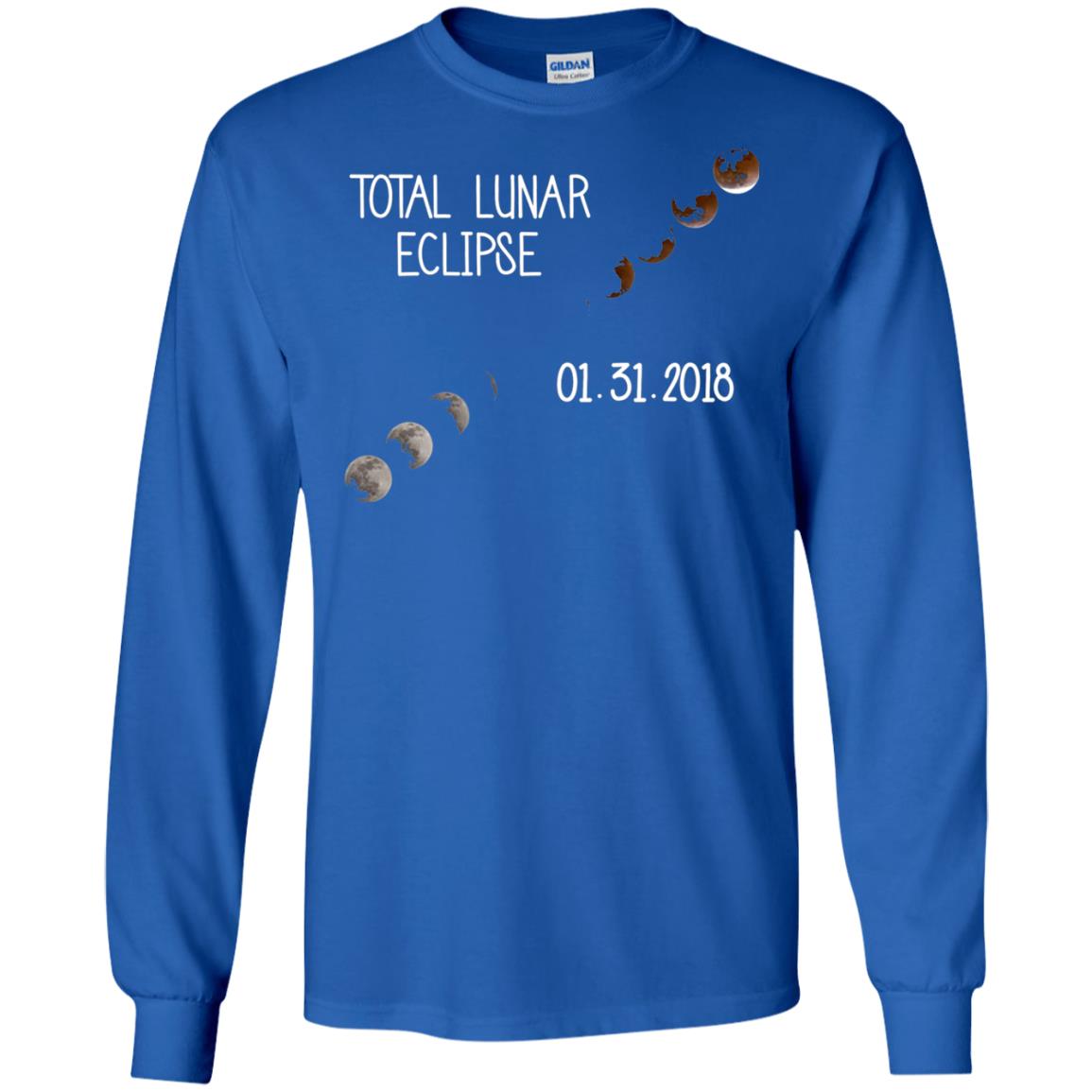 Total Lunar Eclipse 01-31-2018 Celebration Shirt Royal