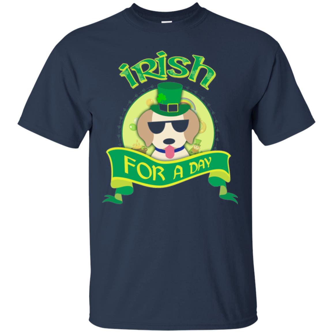 Saint Patrick_s Day 2018 T-shirt Amazing I_m Irish Labrador Navy