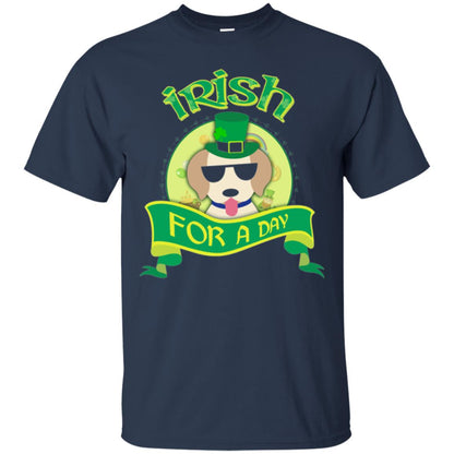 Saint Patrick_s Day 2018 T-shirt Amazing I_m Irish Labrador Navy
