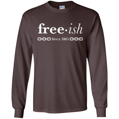 Free-ish Since 1865 Black Pride T-shirt Dark Chocolate