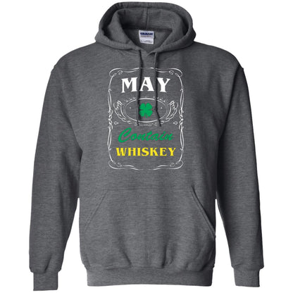 Saint Patrick's Day T-shirt May Contain Whiskey Dark Heather
