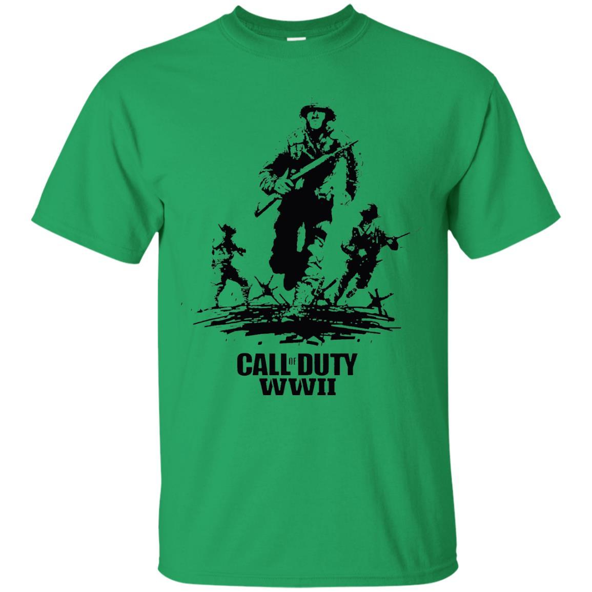 Military T-Shirt Call Of Duty Wwi Irish Green
