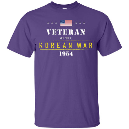 Veteran Of The Korean War 1954 T-shirt Purple