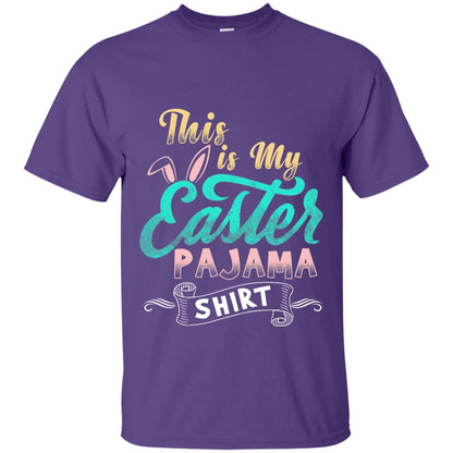 Easter T-shirt This Is Easter Pajama Shirt Purple