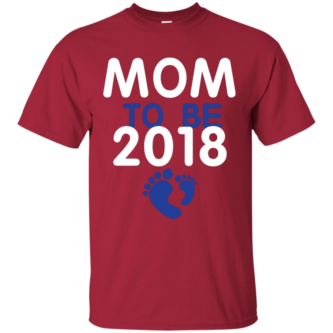 Pregnancy T-shirt Mom To Be 2018 Cardinal