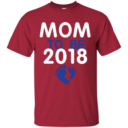Pregnancy T-shirt Mom To Be 2018 Cardinal