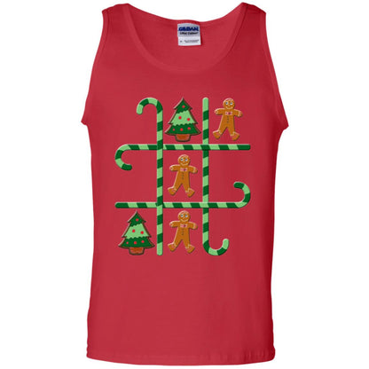 Christmas T-shirt Tic Tac Toe Board Game Red