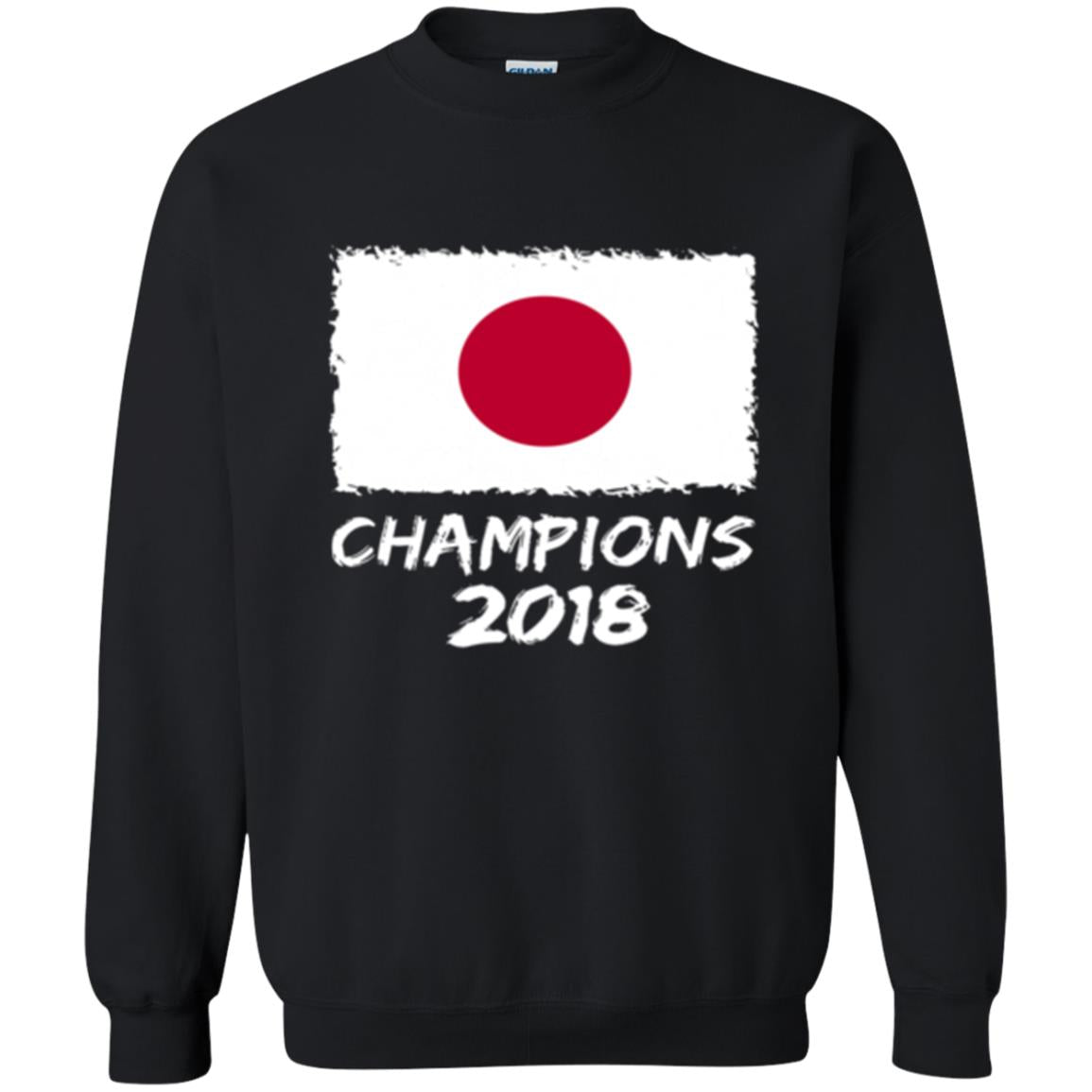 Football Lover T-shirt Japan Champions 2018 T-shirt Black