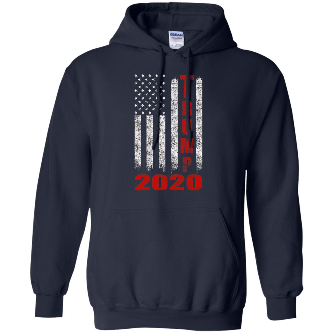 American Flag Vintage Design Trump 2020 T-shirt Navy
