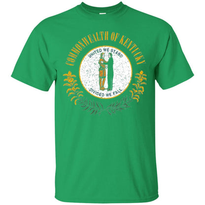 Kentucky State Flag T-shirt Irish Green