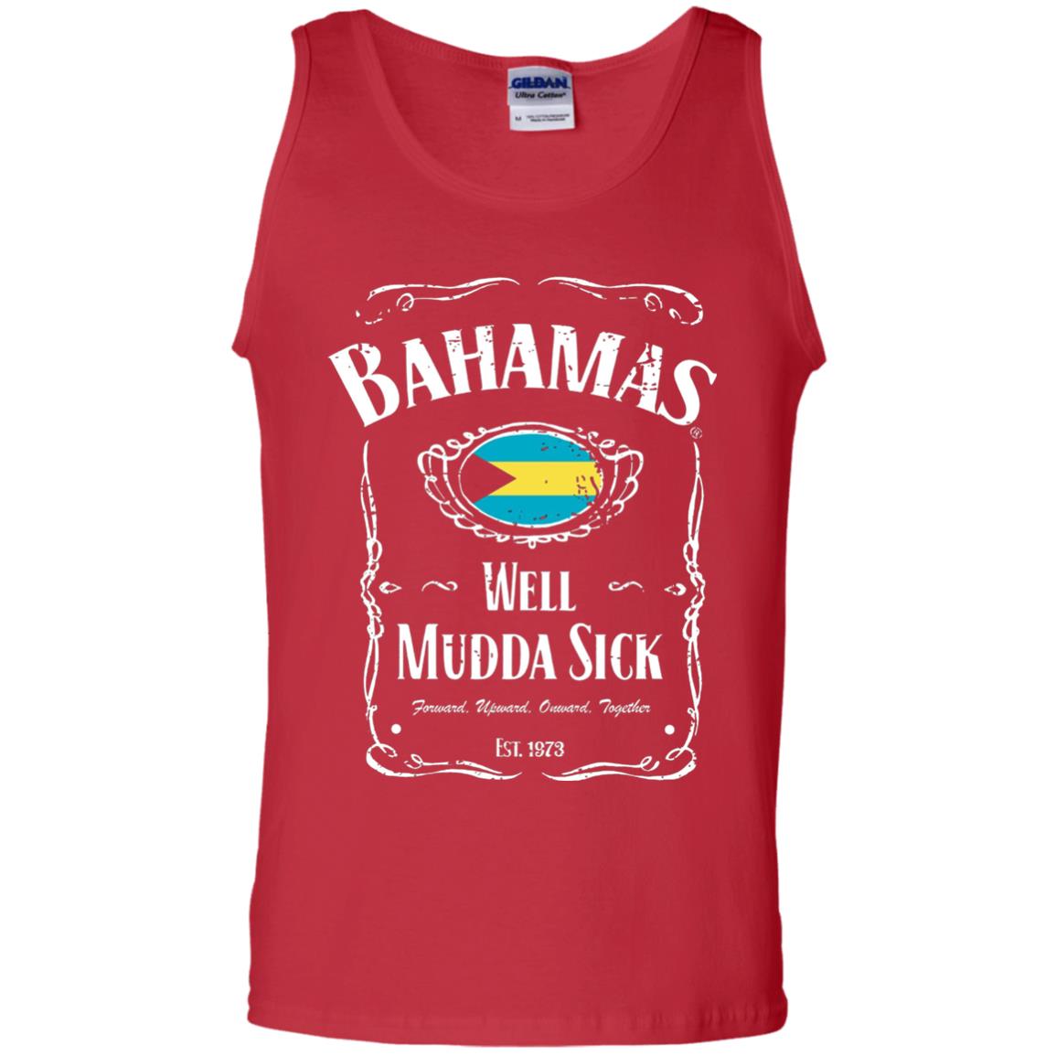 Well Mudda Sick Souvenir Vintage Bahamas Vacation T-shirt Red