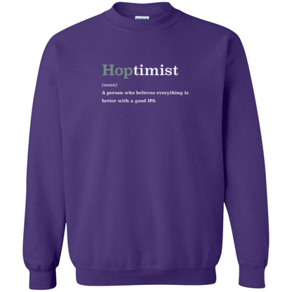 Beer Lover T-shirt Hoptimist Definition Purple