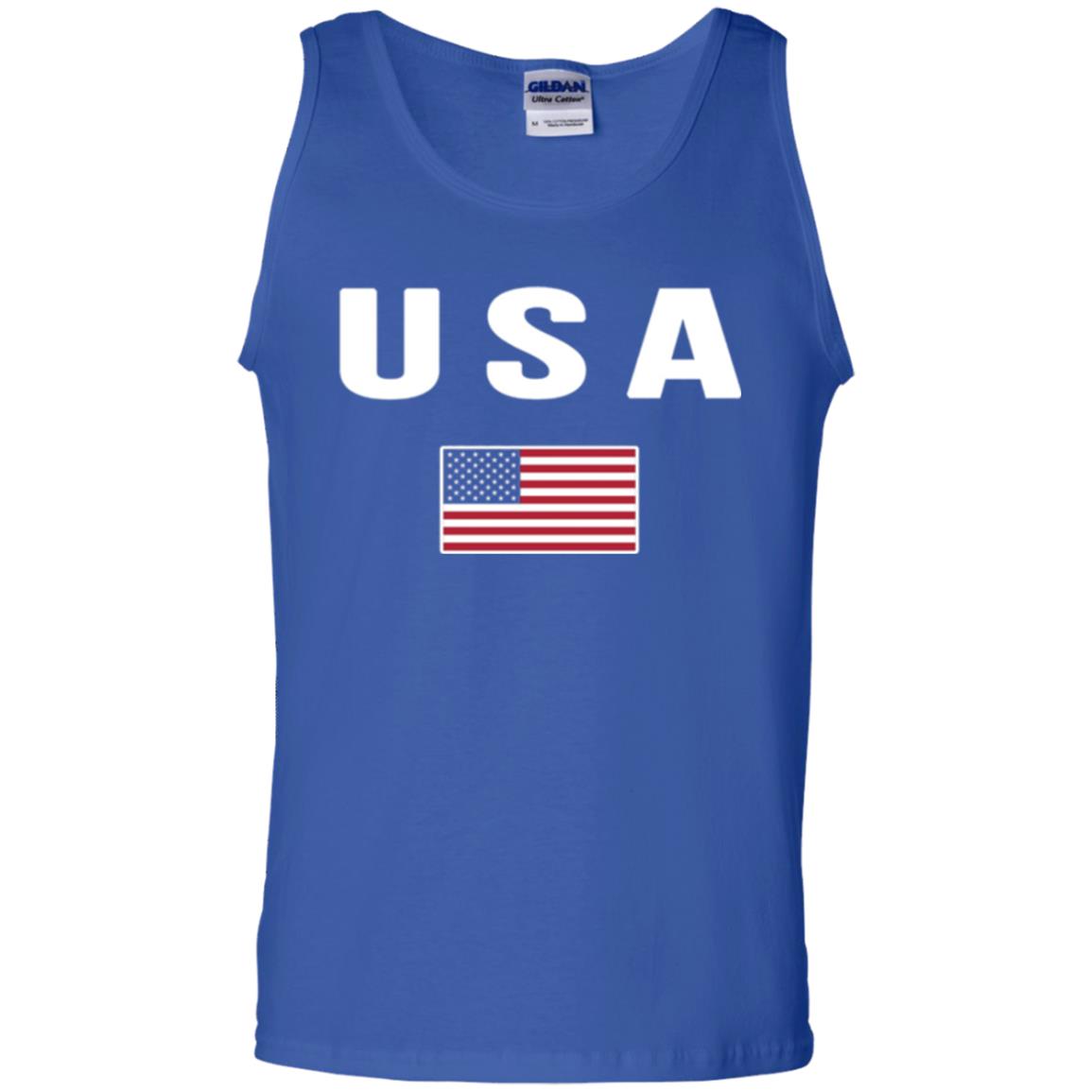 American Flag Us America United States T-shirt Royal