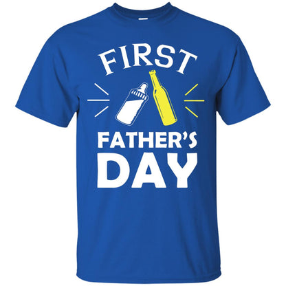 First Father's Day Shirt Royal