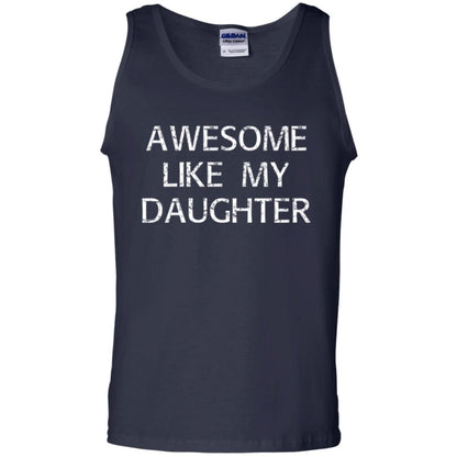 Parent T-shirt Awesome Like My Daughter Navy
