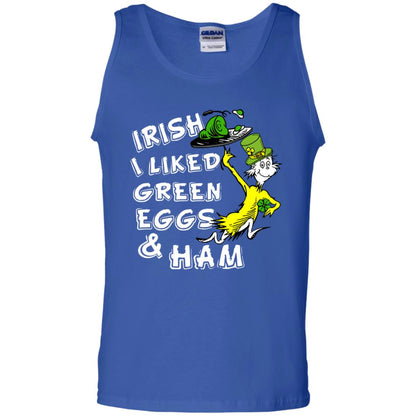 Irish I Liked Green Eggs And Ham T-shirt Royal