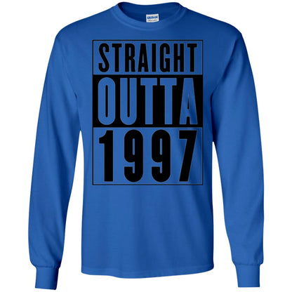 Straight Outta 1997 Cool 21st Birthday T-shirt Royal
