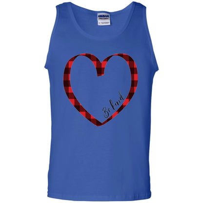 Be Kind Inspirational Motivational T-shirt Royal