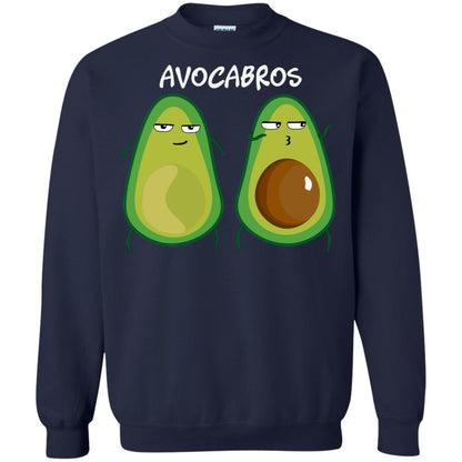 Funny Avocado T-shirt For Bros And Vegans Navy