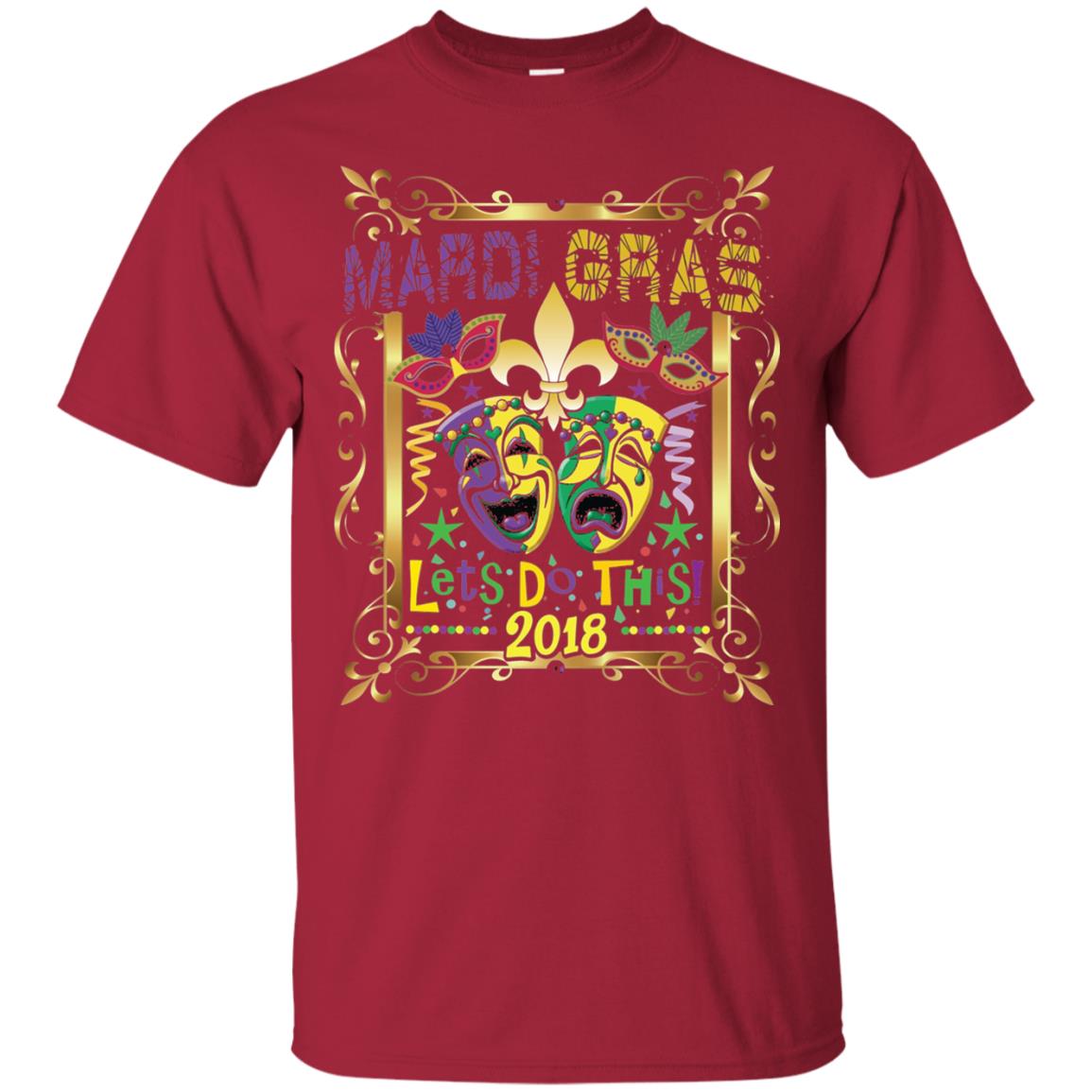 Fleur Symbol New Orleans Parade Mardi Gras T-shirt Cardinal