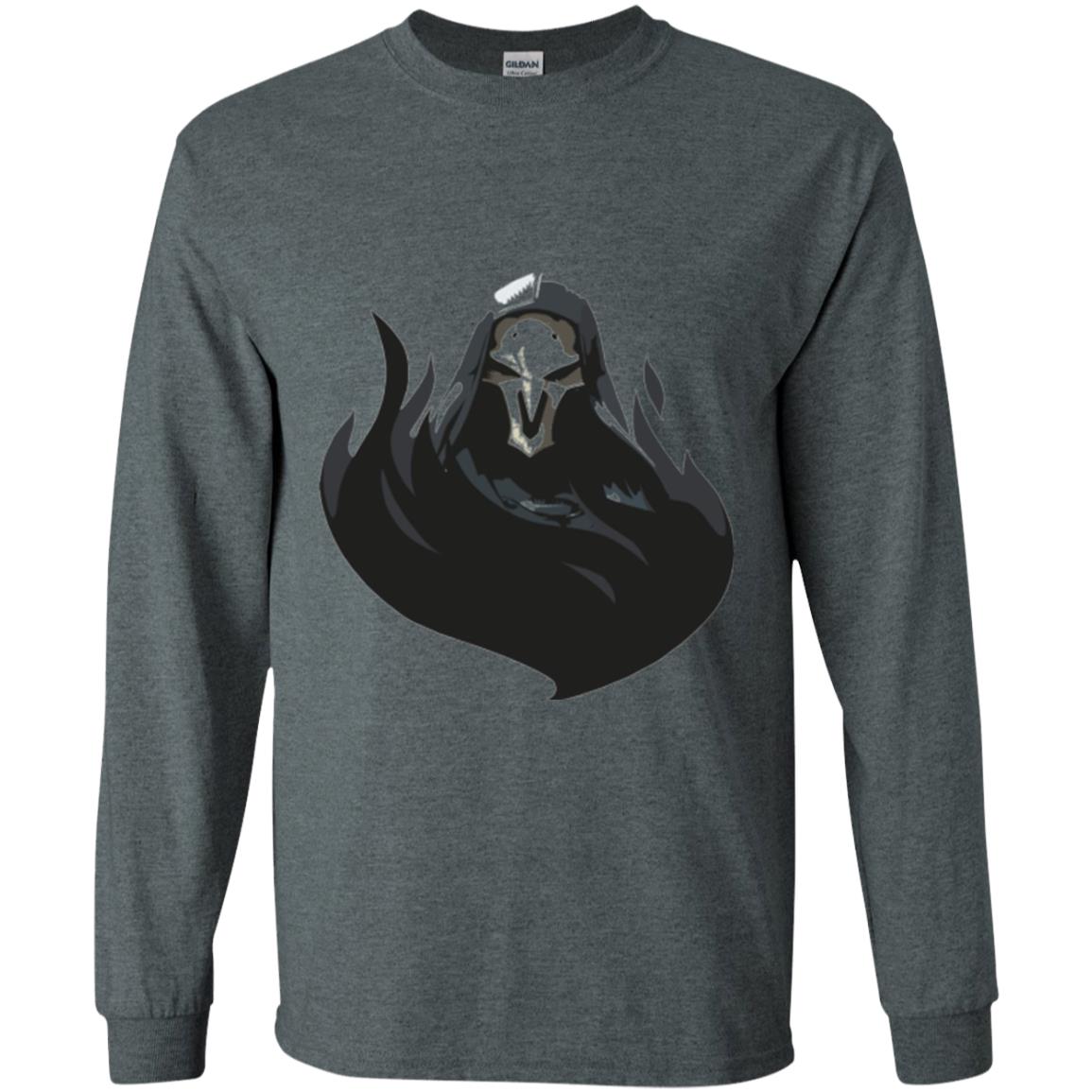 Overwatch Reaper Blossom Spray T-shirt Dark Heather