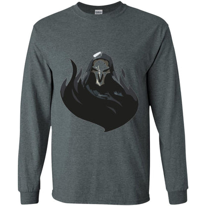 Overwatch Reaper Blossom Spray T-shirt Dark Heather