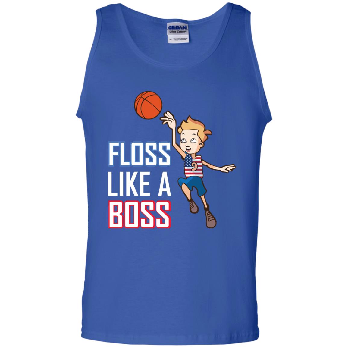 Floss Like A Boss Shirt For Basketball Players Royal